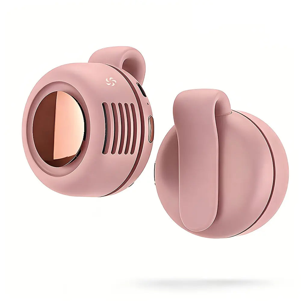 Mini Bladeless Fan — an Adjustable, 3-Speed Waist Fan with Oscillation Function. Convenient to Carry, Silent, and Ideal for All Outdoor Activities. the Essential Gear for Nature Enthusiasts!