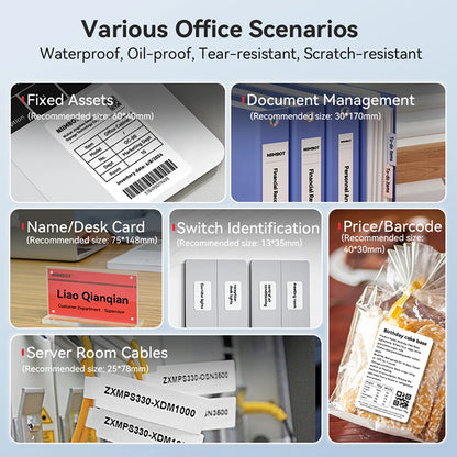 Portable  B1 Wireless Label Maker Adhesive Sticker Printer Labeling Machine DIY 20-50Mm Labels for Office Home